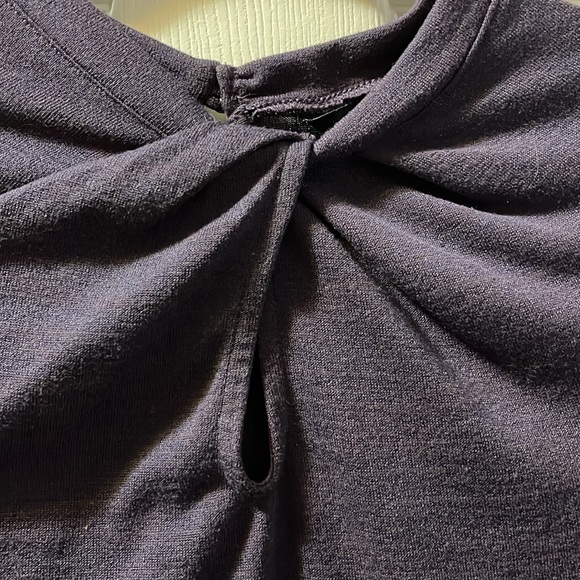 Women's Purple Knit Tank Top Dressy for Summer Office Wear Ellen Tracy Medium - Picture 3 of 5